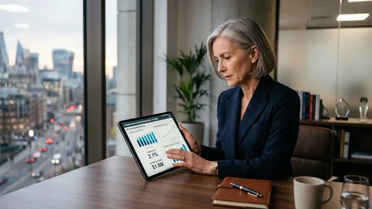 Diagram contrasting voluntary and involuntary churn prevention workflows with customer health scoring and payment retry logic highlighted