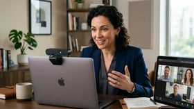 Executive in a diagnostic discovery call