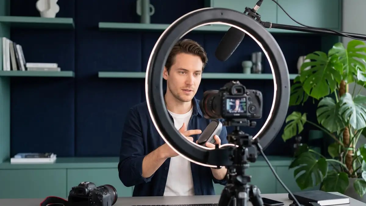 Recording a product demo video for YouTube as an AI search asset