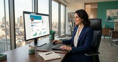 LinkedIn profile optimization for B2B lead generation showing a high-converting professional profile architecture