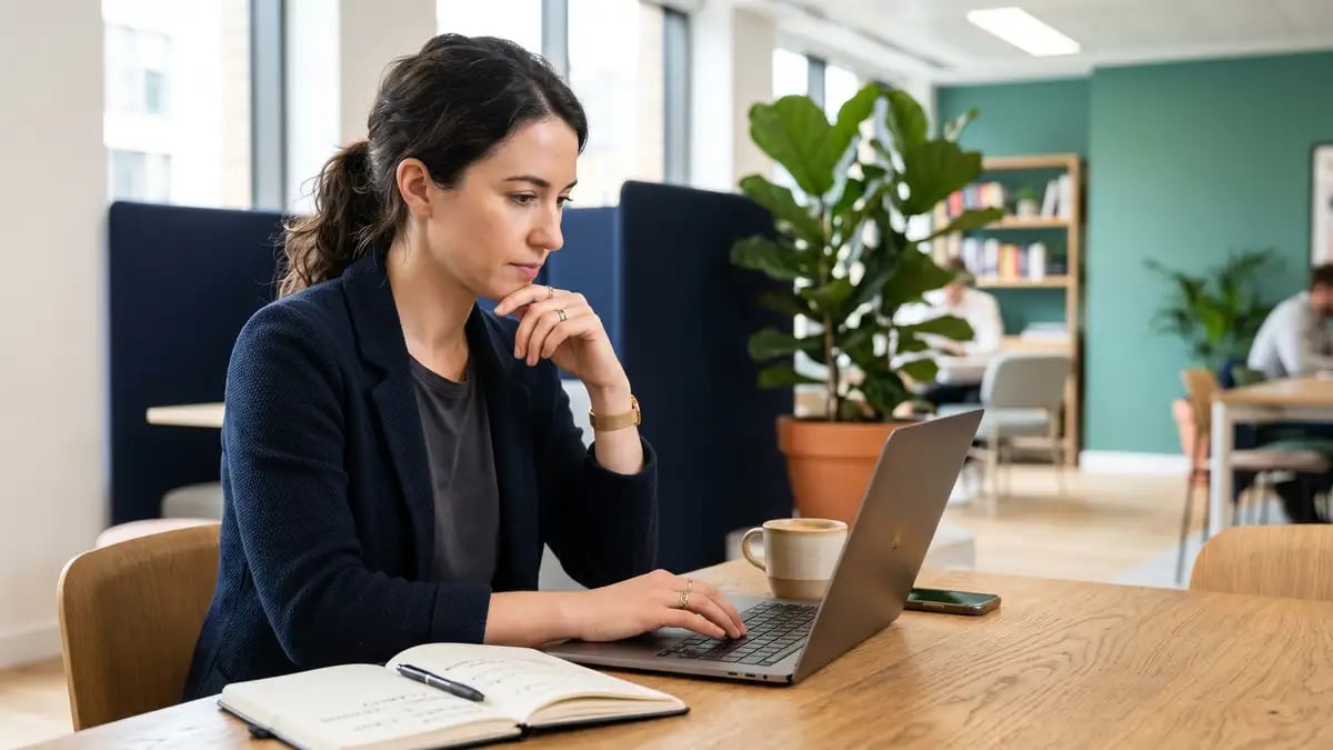 A content strategist writing answer-first structured content for AI retrieval