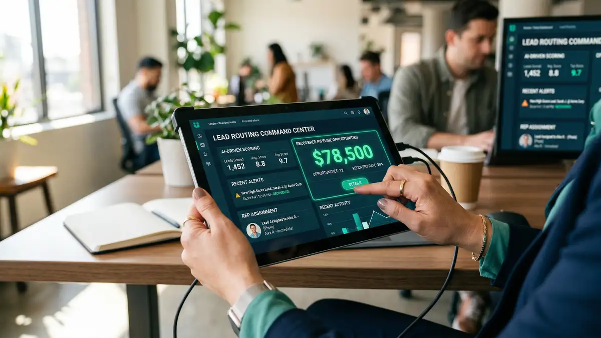 Agentic AI recovery system rebuilding a B2B pipeline through automated lead scoring and real-time routing workflows