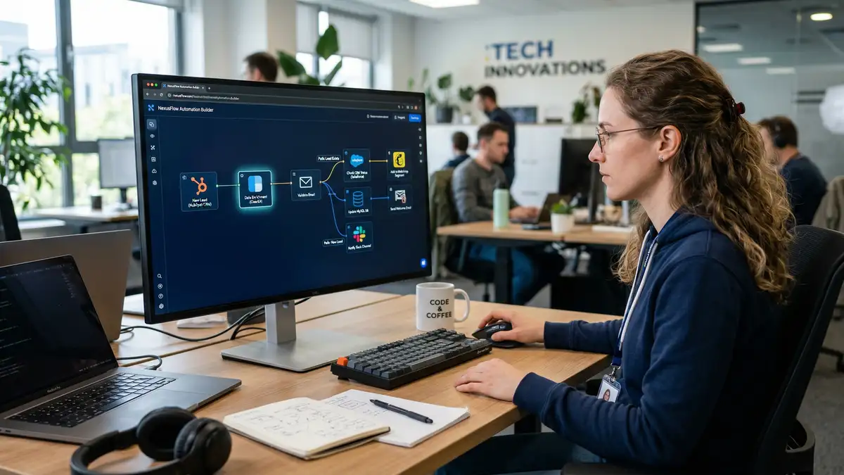 B2B automation platform comparison dashboard showing n8n Make and Claude Cowork integration capabilities