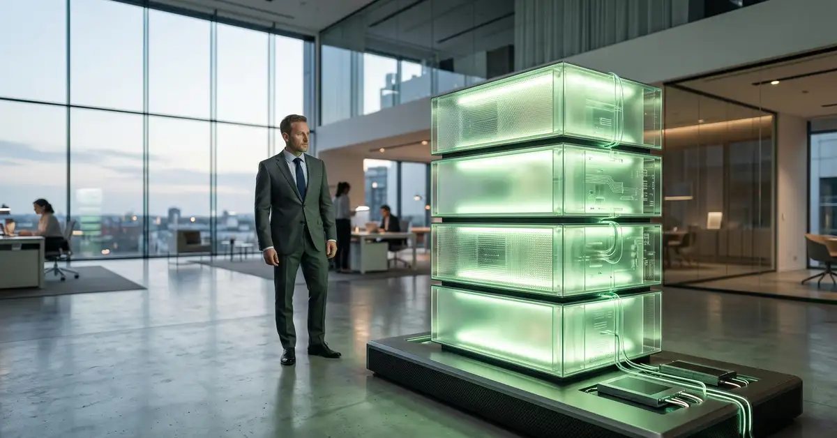 The 4 Pillars of AI-powered B2B growth framework diagram showing Lead Generation, Sales Administration, Operations, and Marketing Classics integrated as one Freedom Machine