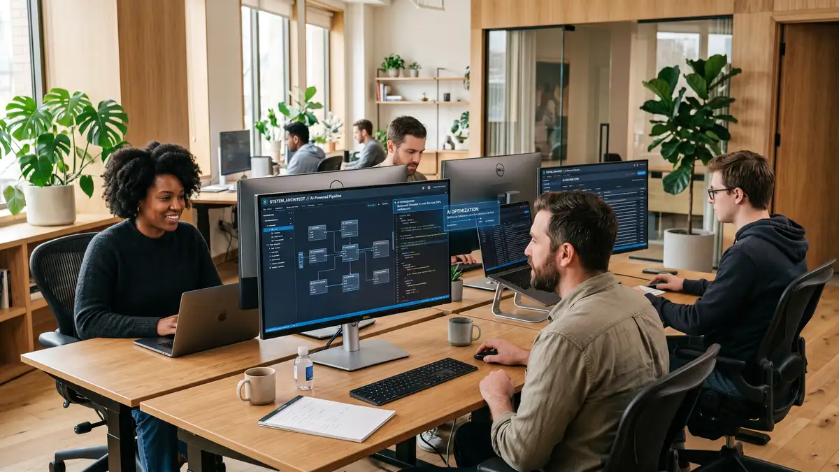 High-leverage B2B SaaS team focused on systems work