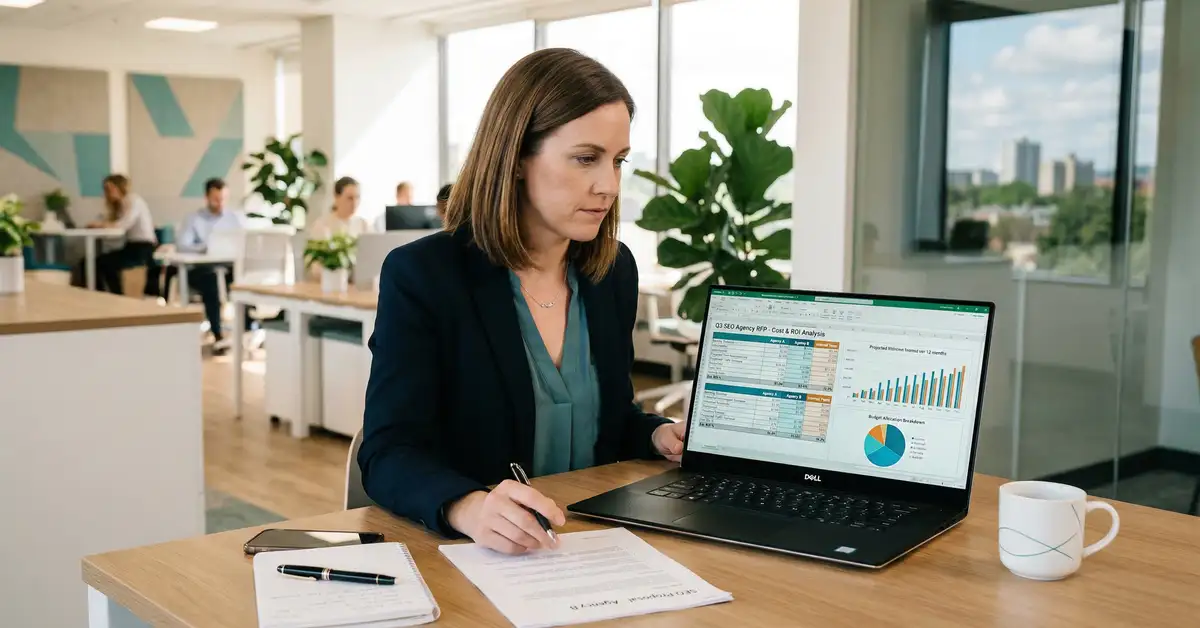 SEO pricing guide — cost benchmarks and ROI analysis for B2B companies investing in search engine optimization